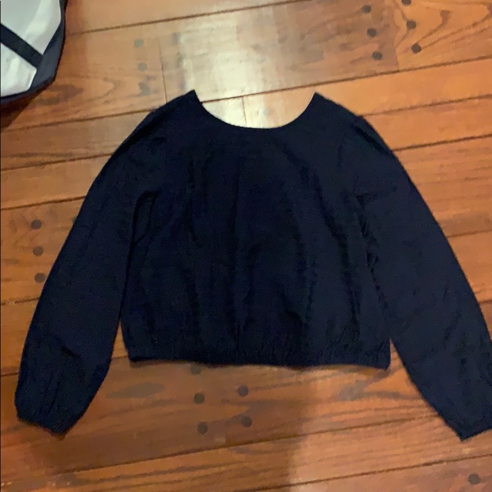 NWT Loft navy blue top